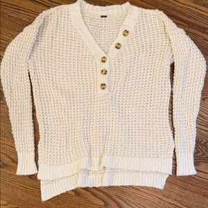 Free People Sweater Cream Size XS